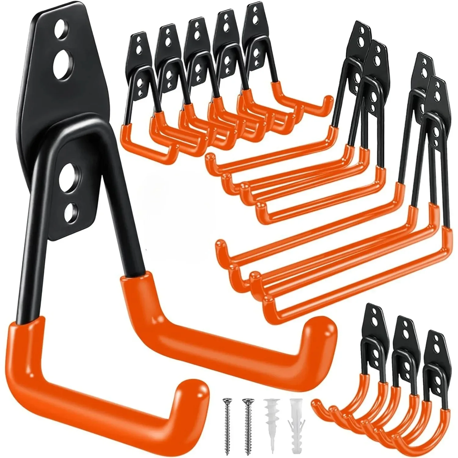 Gardening Tools Organizer - Zware metalen haak Garage Organizer Wandmontage