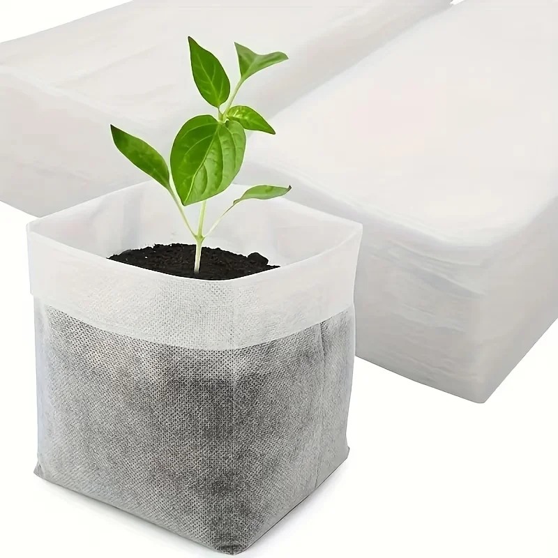 Grow Bags - Waterdoorlatende, ademende, niet-geweven plantenbakken, herbruikbare zaadstartcontainers