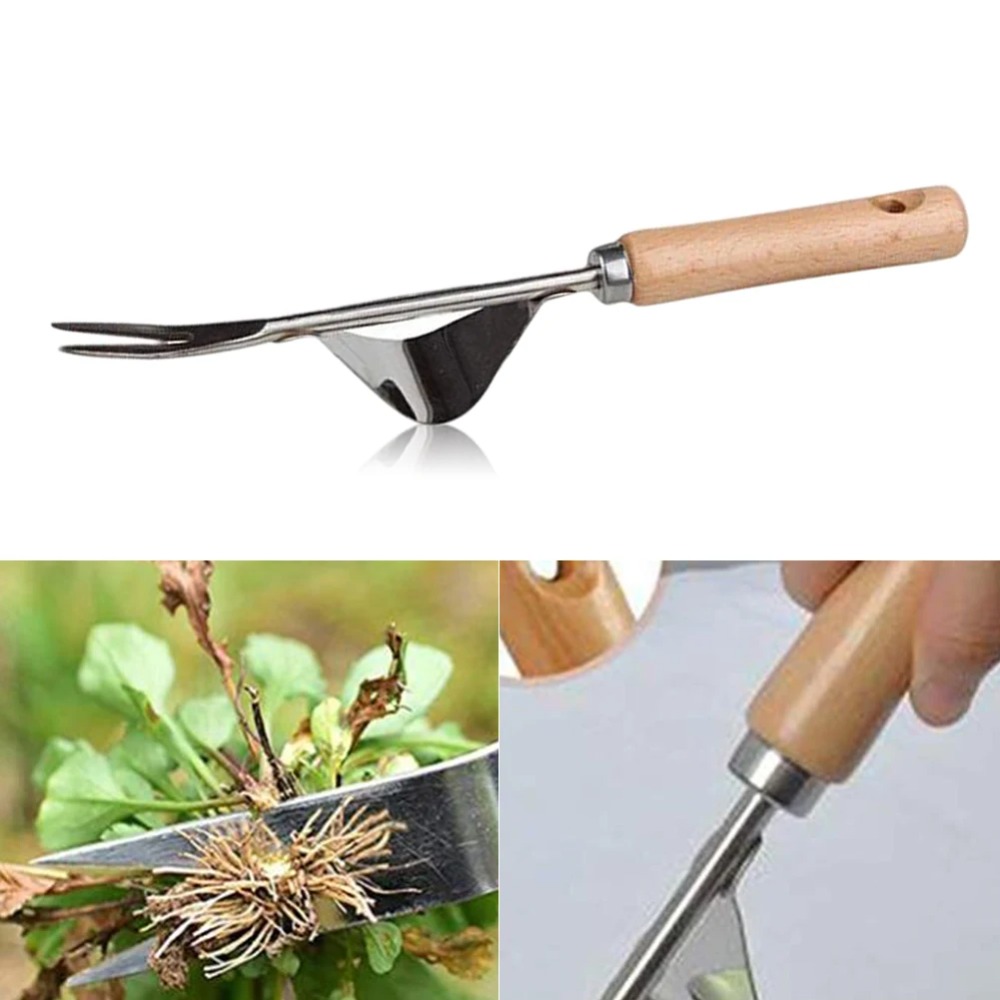 Gardening Tools To Remove Weeds - 1 Stuks Hout Handvat Roestvrijstalen Tuin