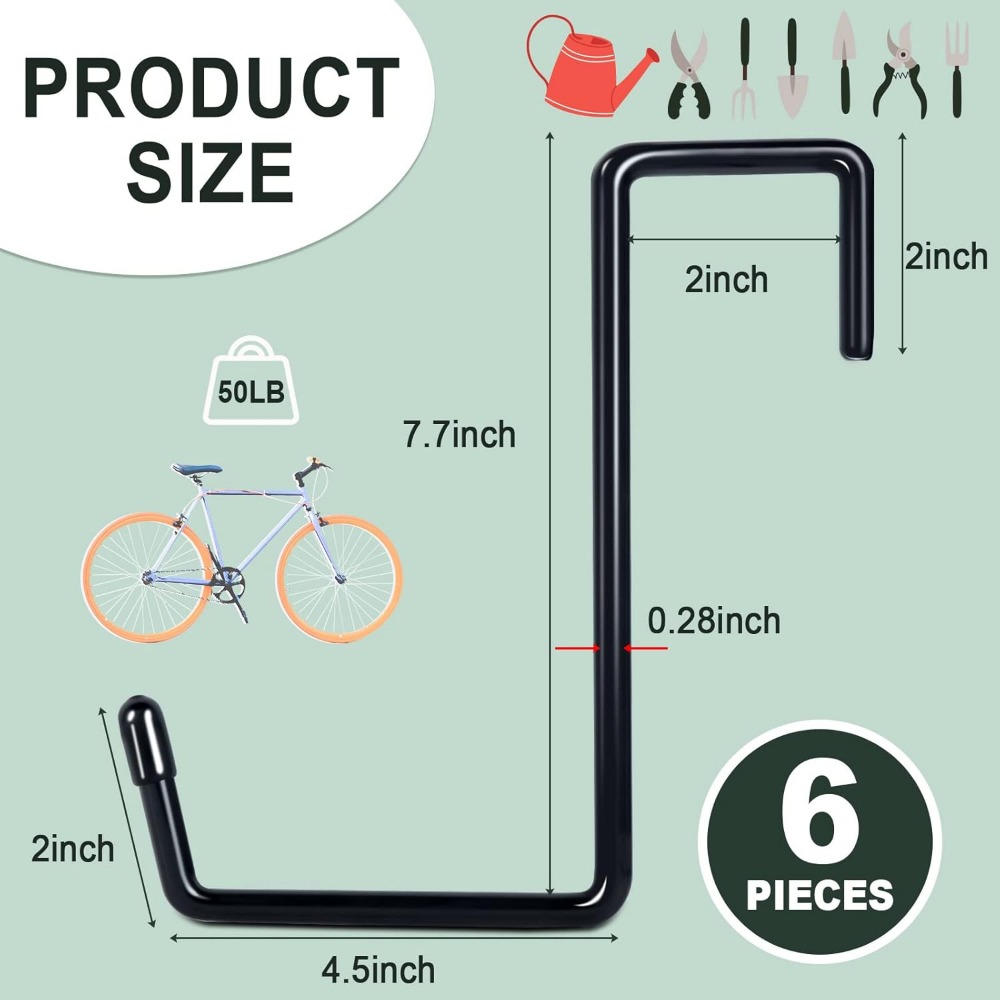 Grote 2/3/4/6/9 PCS Garage Hak - Gardening Tools Organizer recensie en prijs