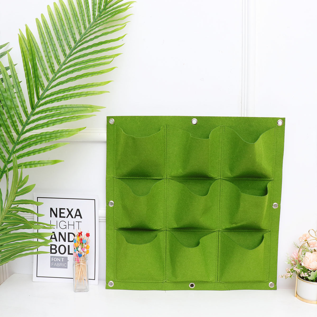 Wandhangende plantenmand groen - Grow Bags recensie en prijs