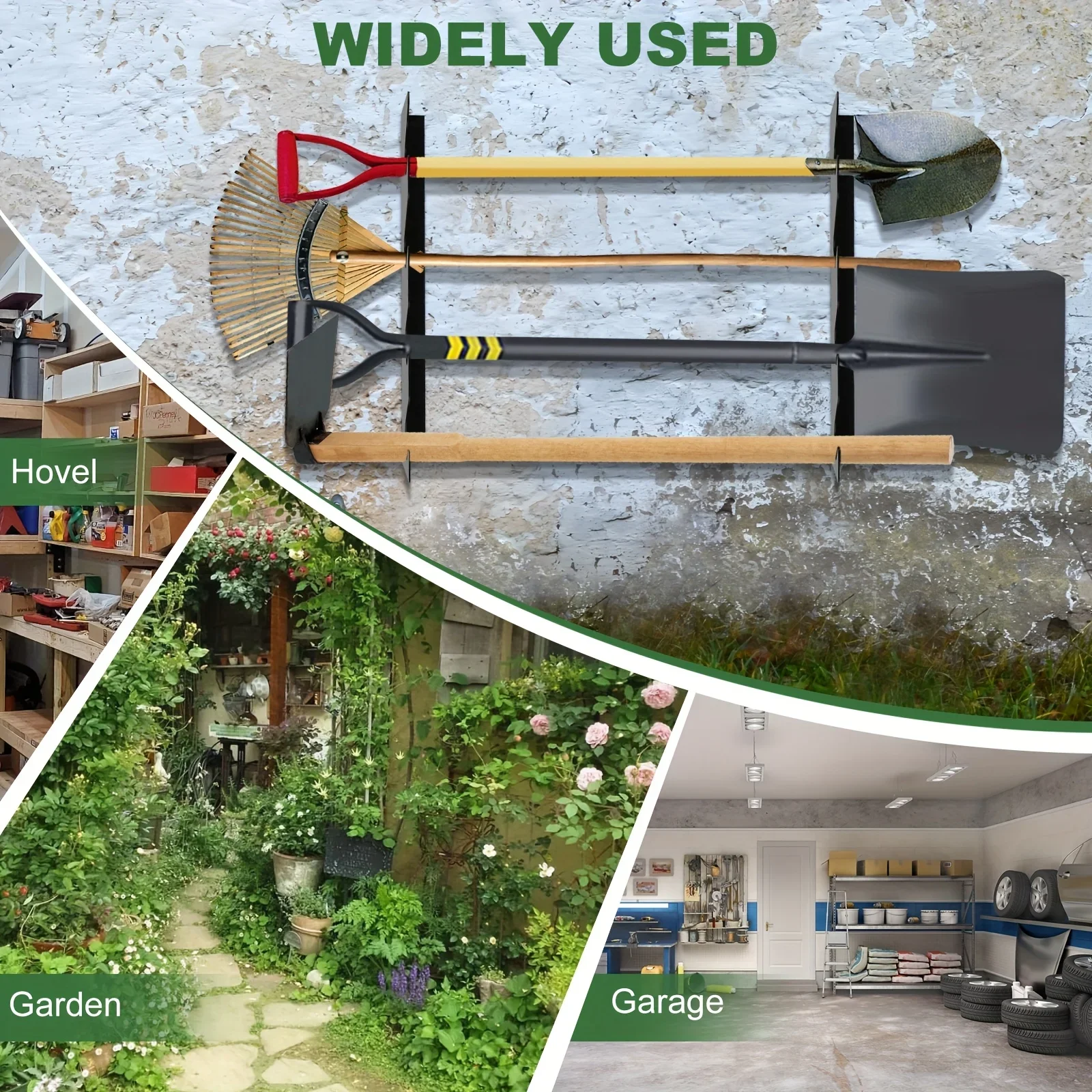 Zware metalen tuin gereedschap - Gardening Tools Organizer recensie en prijs