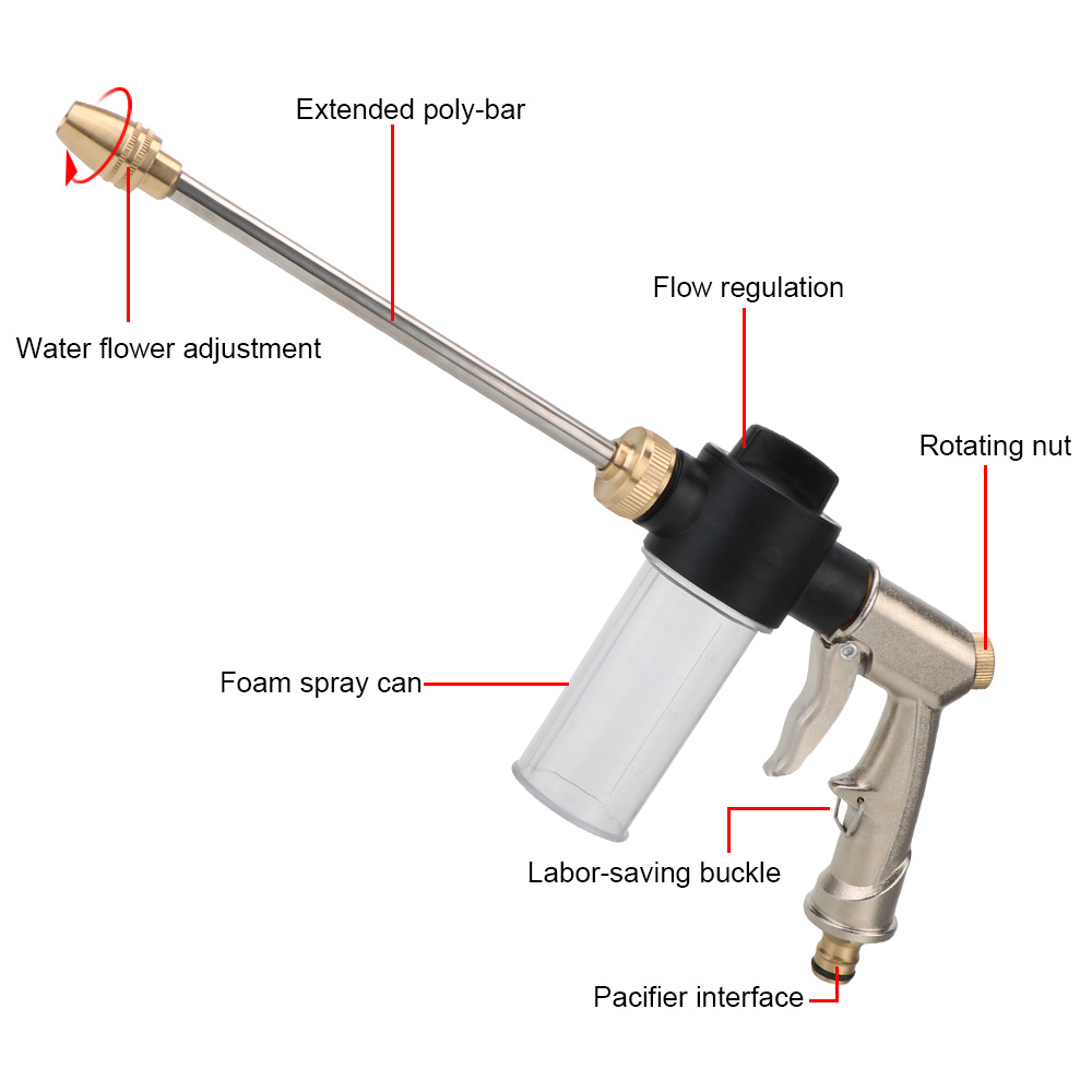 Lange Schuimwasmachine Auto Ho - Gardening Tools Long recensie en prijs