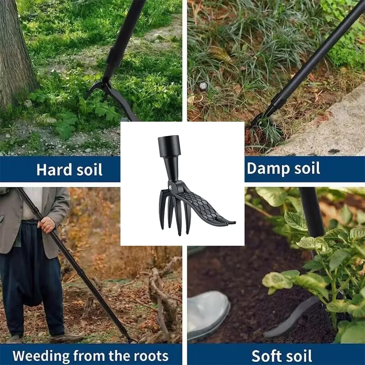 Stand Up Weed Puller Tool met  - Gardening Tools To Remove Weeds recensie en prijs