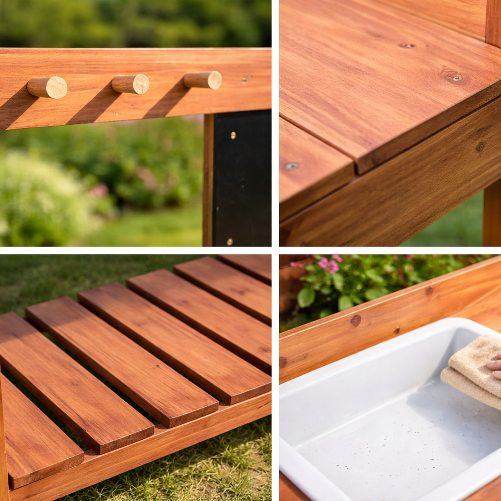 Houten plantentafels voor kind - Gardening Tools For Kids recensie en prijs