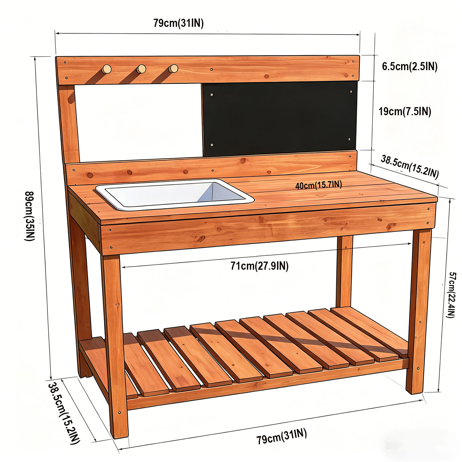 Houten plantentafels voor kind - Gardening Tools For Kids recensie en prijs