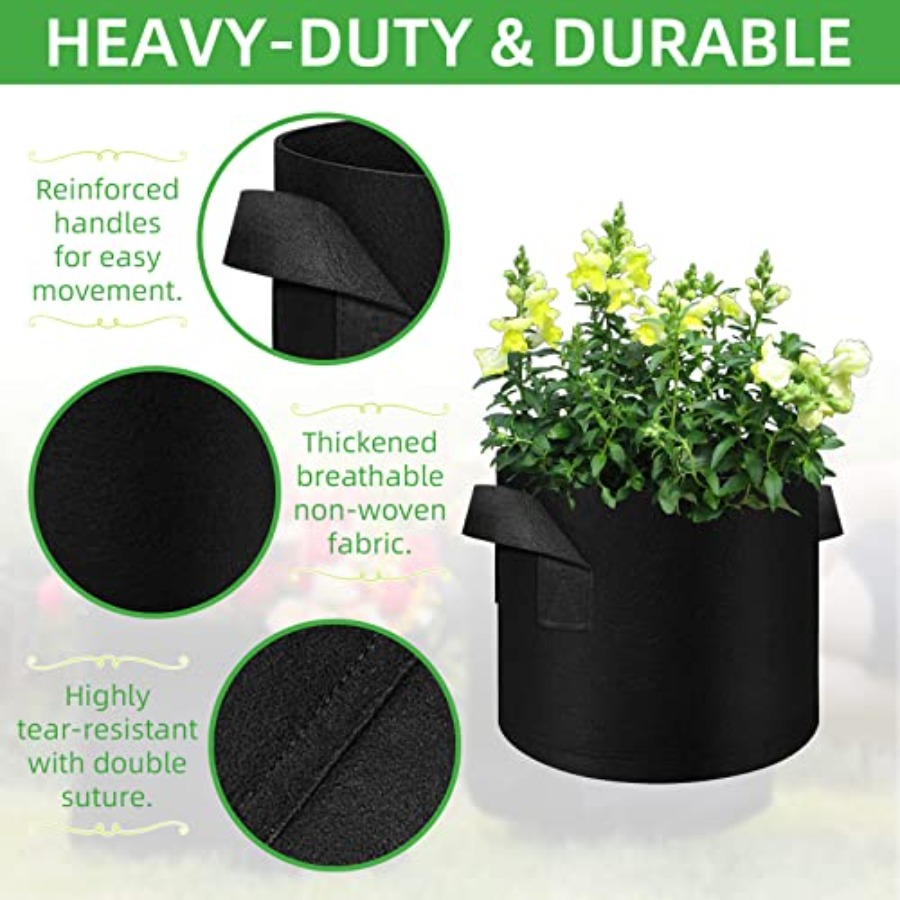 100-pack 5 gallon kweekzakken  - Grow Bags recensie en prijs