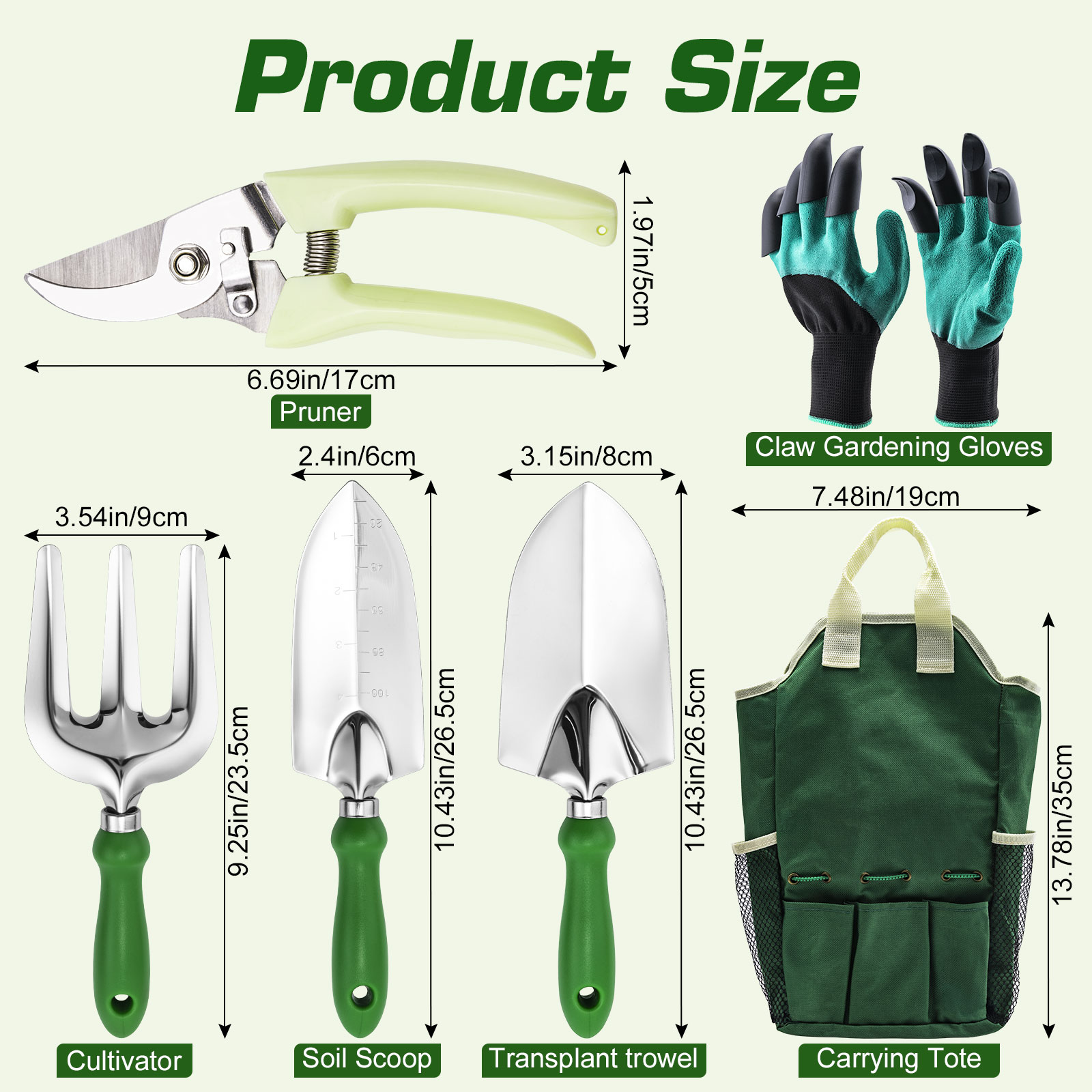 Goture Tuingereedschapset incl - Gardening Tools Trowel recensie en prijs