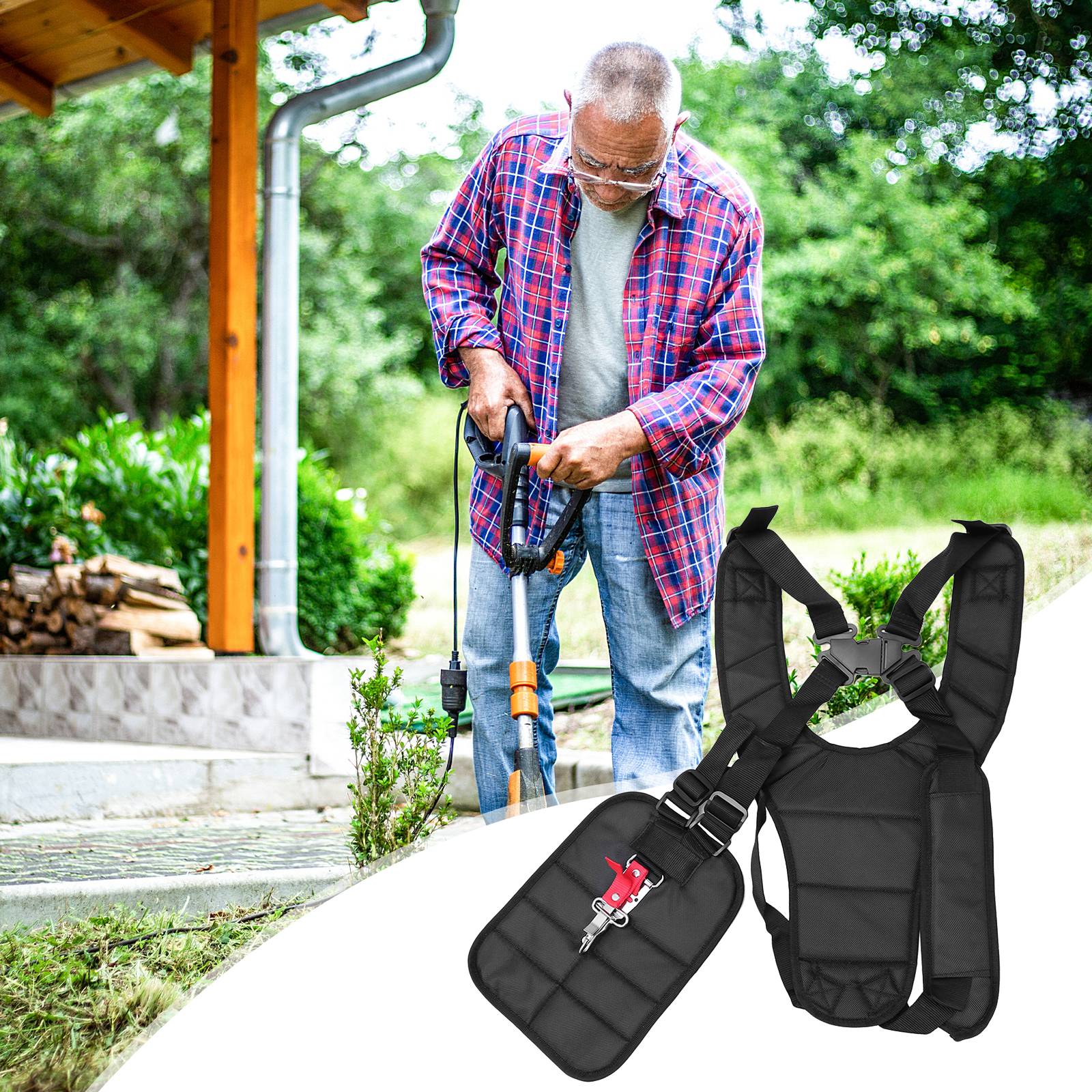 Schouderriem voor grastrimmer  - Gardening Tools Long recensie en prijs