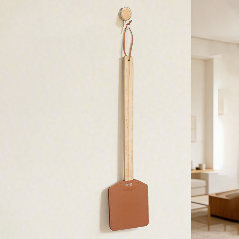Leren vliegenmepper met lange  - Gardening Tools Long recensie en prijs