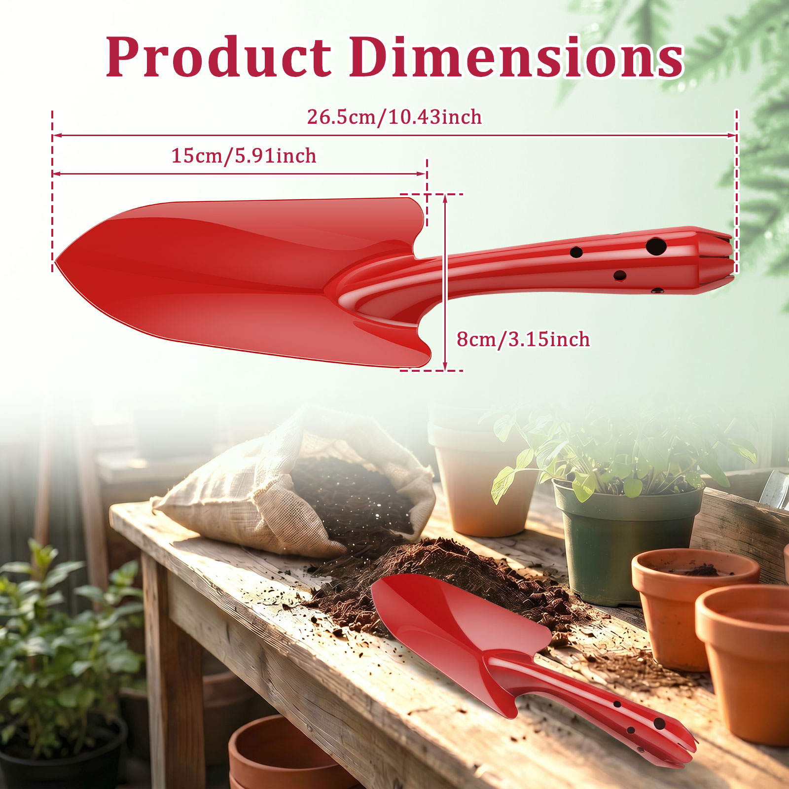 Tuinschepje Roestbestendig met - Gardening Tools Trowel recensie en prijs