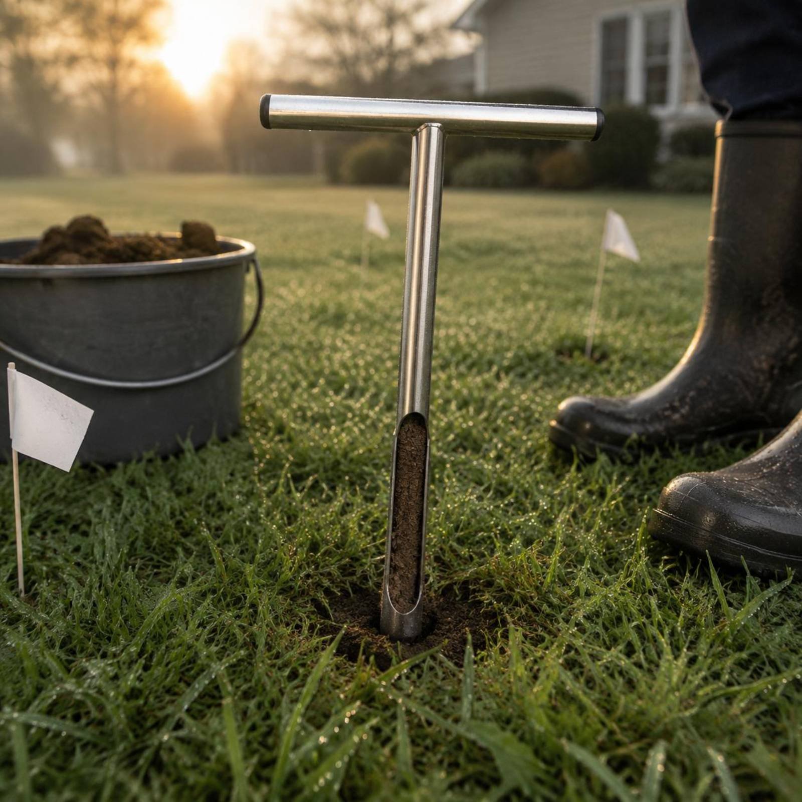 Roestvrijstalen bodemmonsterne - Gardening Tools Long recensie en prijs