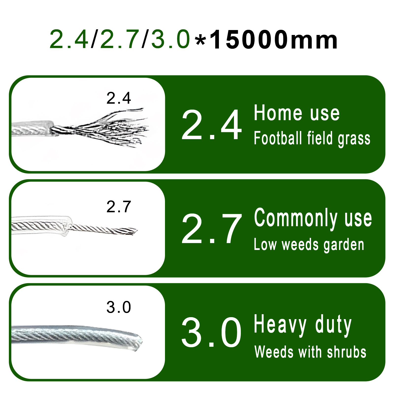 COSY 10M/15M Staaldraad Nylon  - Gardening Tools Long recensie en prijs