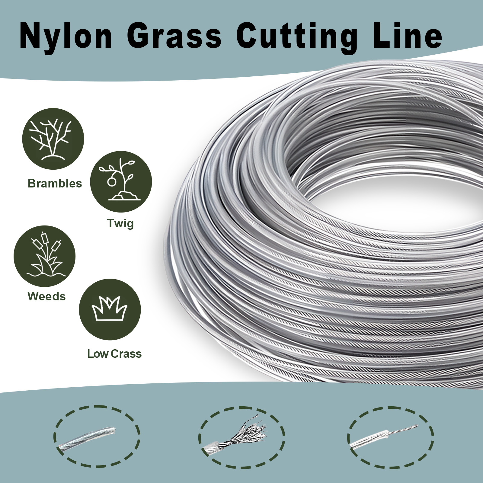 COSY 10M/15M Staaldraad Nylon  - Gardening Tools Long recensie en prijs