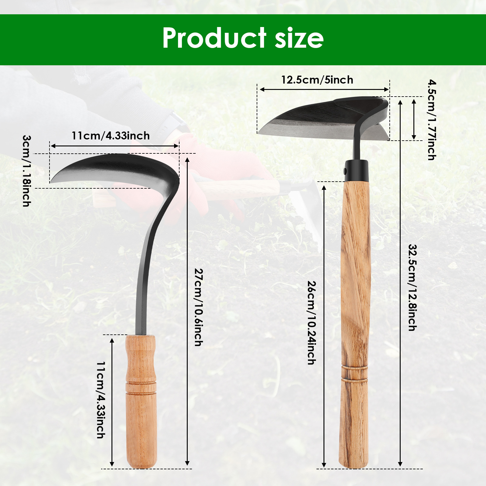 2/1 Stuks Hand Wieden Schoffel - Gardening Tools Japanese recensie en prijs