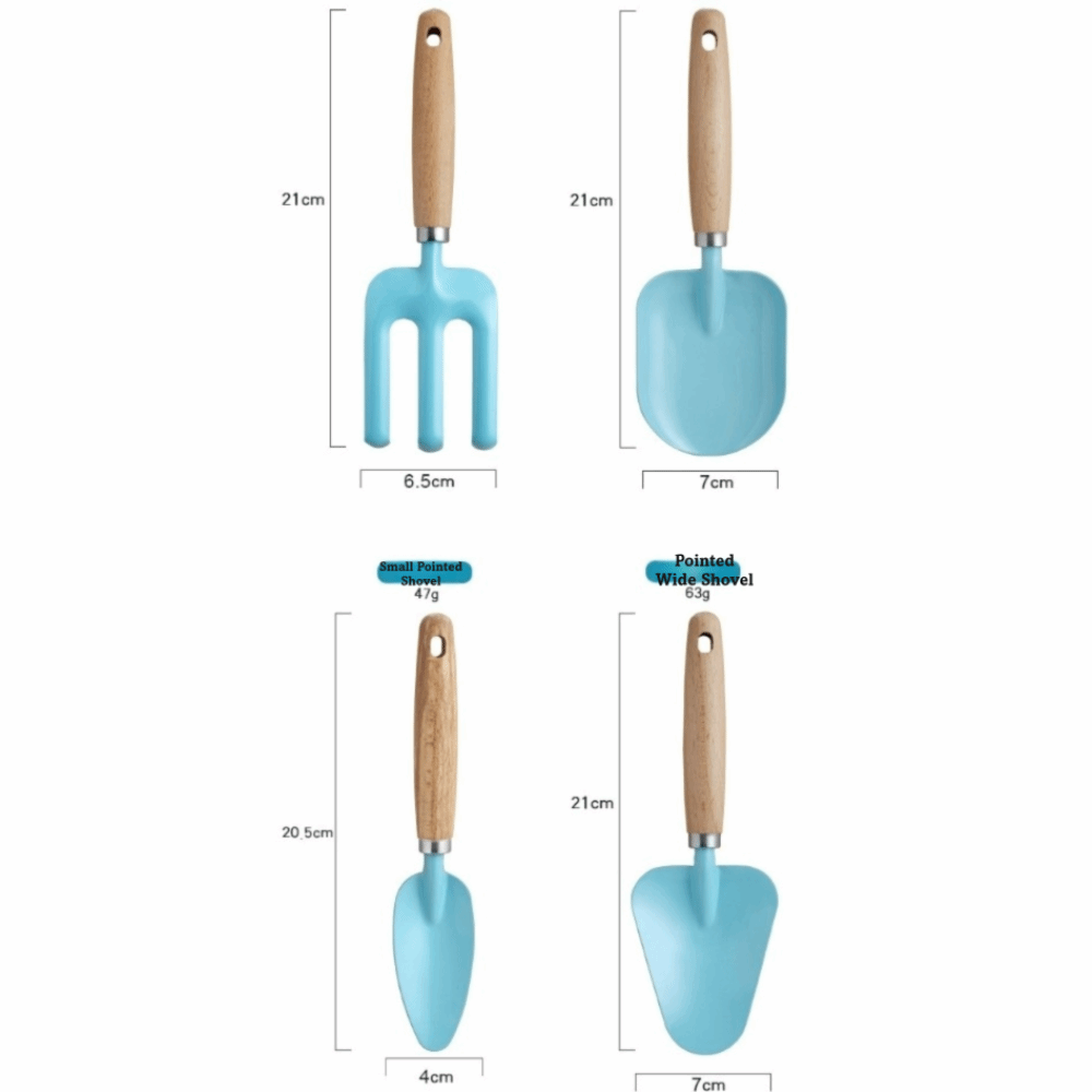 Kleurrijk kindertuin gereedsch - Gardening Tools For Kids recensie en prijs