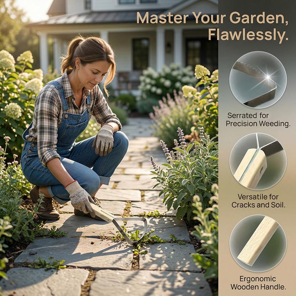 Handmatige onkruidschaver met  - Gardening Tools Japanese recensie en prijs