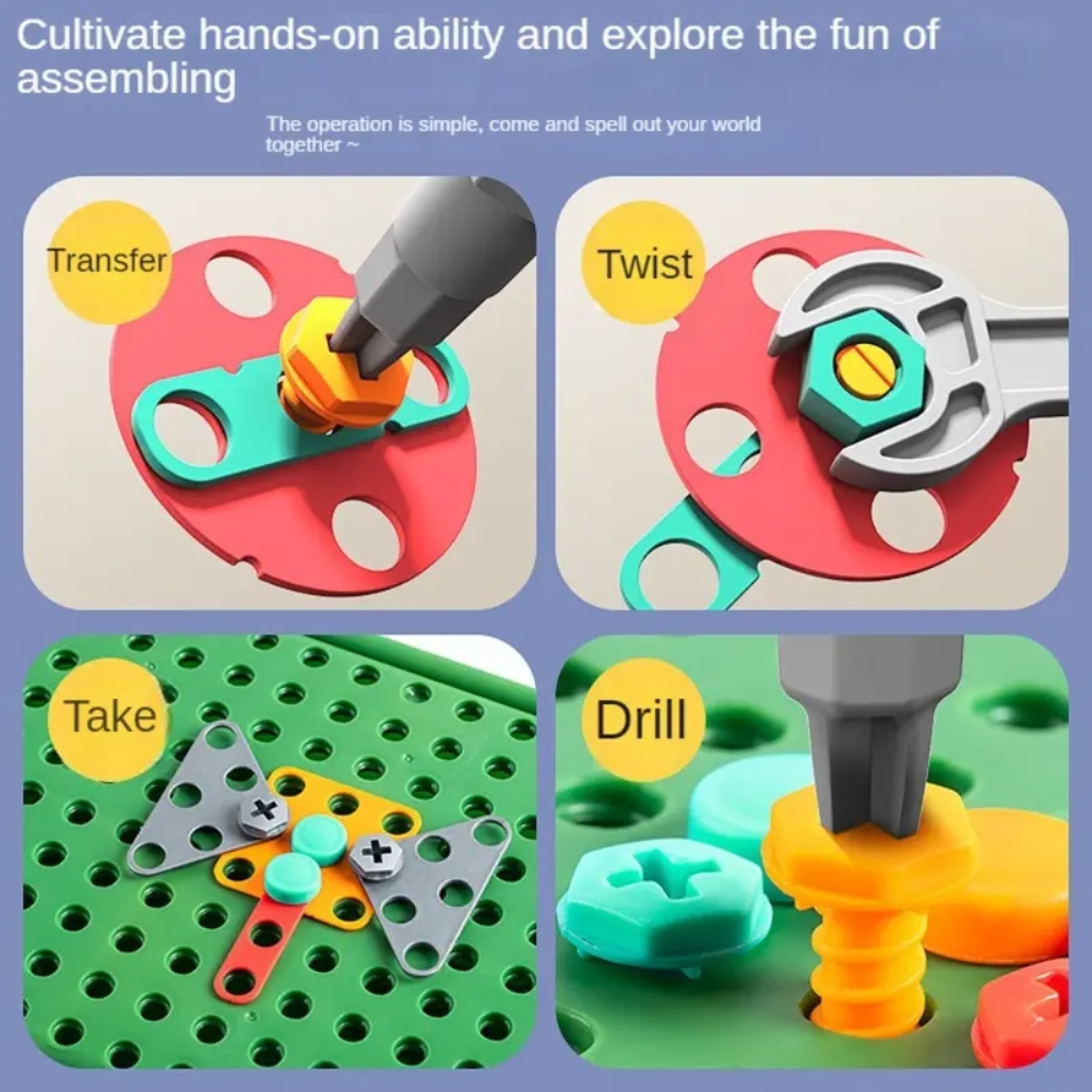 450 stuks kinder STEM-boorset  - Gardening Tools For Kids recensie en prijs