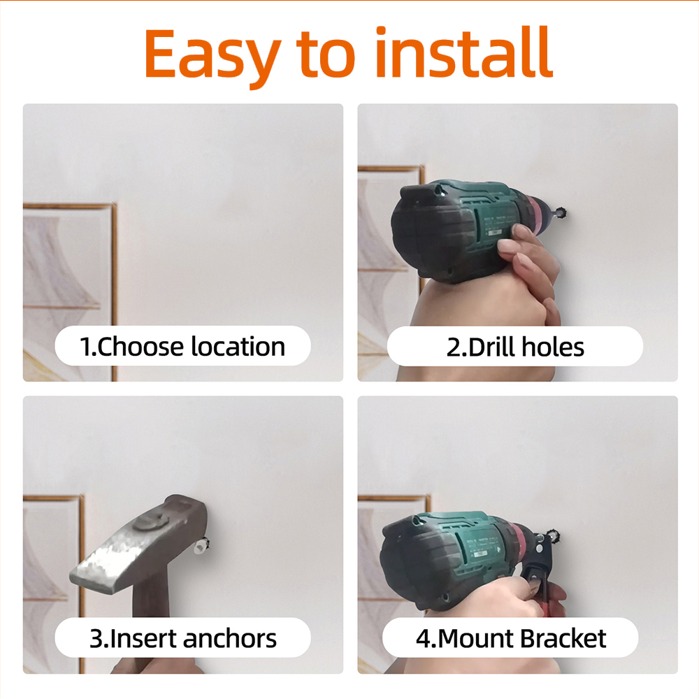 Zware wandhaak van metaal, gar - Gardening Tools Organizer recensie en prijs